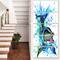 Designart - Large Blue Dolphin Watercolor - Contemporary Animal Art Canvas